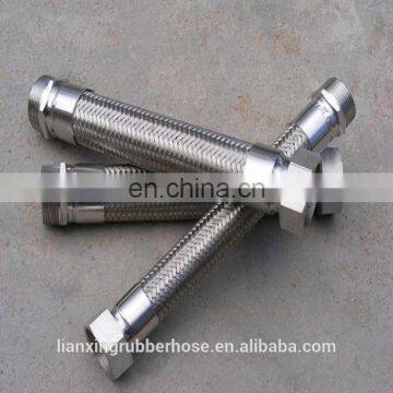 flexible metal hose/ss304/high pressure stainless steel braided hose