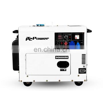 air cooled portable diesel 5kva soundproof generator