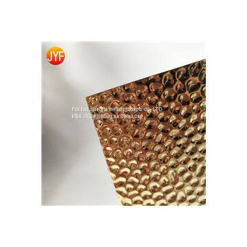 JYFM004 High Quality Color Embossing Stainless Steel Sheet photo-3