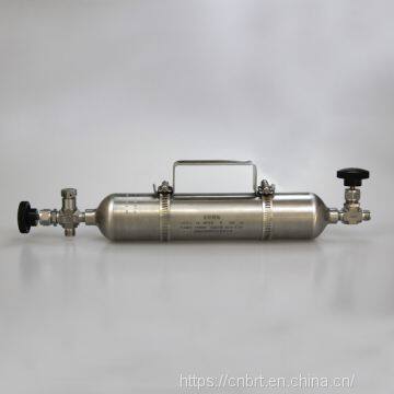 1000cc High Pressure Seamless Spun LPG Sample Cylinder With 3000psi 316SS photo-4