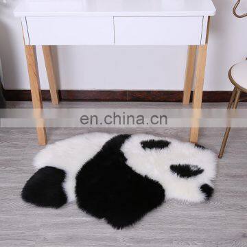 Rawhouse Hot New Style Customized Lovely Animal Shape Design Nordic Multicolor Faux Fur Area Rugs for Floor photo-7