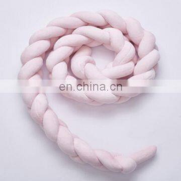 Knot Cushion,Crib Baby Bumper Cot Braid Pad Protector Braided Knot Pillow photo-4