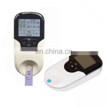 New Arrival Lightweight handheld coagulation meter Portable Coagulometer PT and APTT