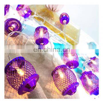 10L led New Design Christmas Tree Decoration Purple Iron Ball  Ceiling Light price String Wall Modern For Home Decor lighting