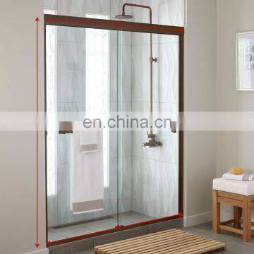 frameless shower enclosure 8mm glass sliding shower door