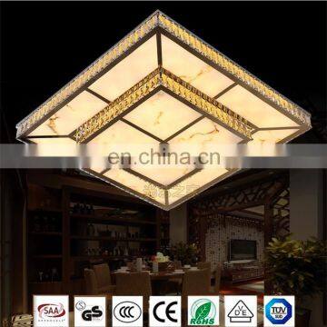 Personality Led Lamp Crystal Ceiling Lamp Square Stainless Steel Wire Cutting Led Crystal Lamp Creative Lighting photo-4