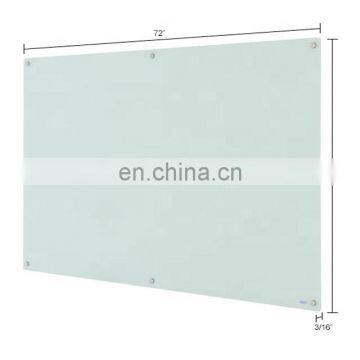 Customized Standard size classroom writing glass white board