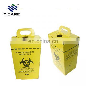 Professional Certification Medical Cardboard Collect Disposal Sharp Containers For Sale photo-3