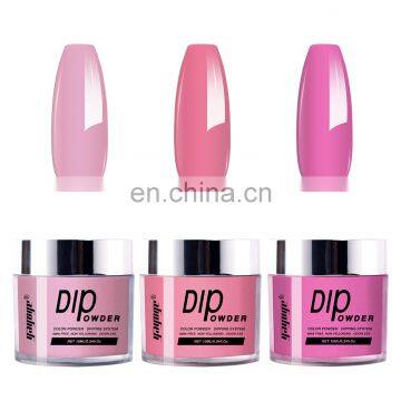 Amazon Good Sale Glitter Nail Art Dip Powder Set for Red Manicure Natural Nails