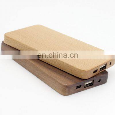 Cool Design Wooden Power Bank 4000mah Battery Charger photo-2