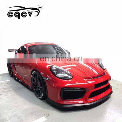 Body Kit Front Bumper for Porsche Cayman Boxster 987 Modify to GT4 Auto Tuning Part photo-4