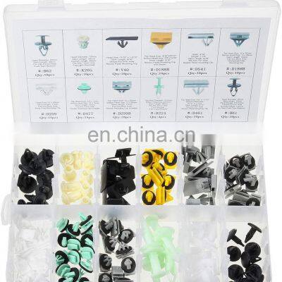 For All brand cars Auto Car Nylon Bumper Fender Trim Panel Retainer Fastener Rivet Push Clips