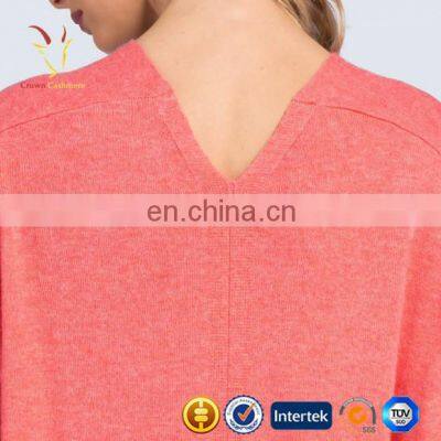 Women Mongolian Cashmere Vneck Sweater Woman photo-3