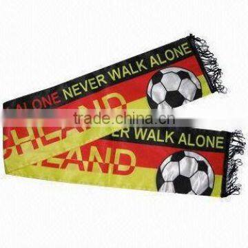 2013 Economy strip new satin promotion custom sport fan scarfs