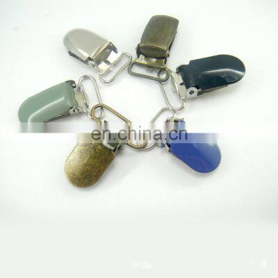 Garment Coat Jacket Wear Nickel Resistant Metal Steel Pacifier Suspender Clips And Adjusters