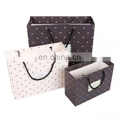 Custom print packaging bags for clothes custom logo printing paper bags with your own logo shopping