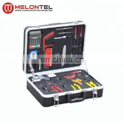 MT-8403 Factory Price Telecom Line Man Fiber Optic Tool Kit With Fiber Optic Stripper