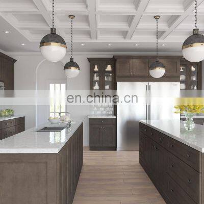 Kitchen Decor Design Ideas Corner Cabinets Solid Wood Shaker Kitchen Cabinet With Granite Countertop photo-4