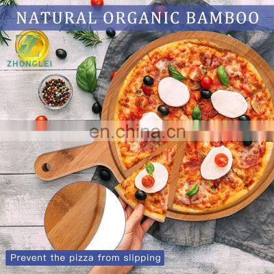 Wholesale Pizza Peel Bamboo ,Wooden Pizza Cutting Board