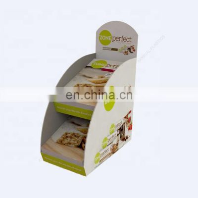 full color printing desk stand foam board leaflet holder soft drinking pvc counter display