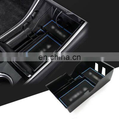 Perfectly Fit No Displacement Car Interior Accessories Center Consoles Storage Box For Tesla Model 3 2017-2020