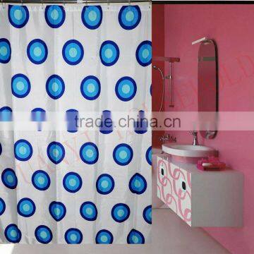 modern dot design shower curtain 100% polyester shower curtain