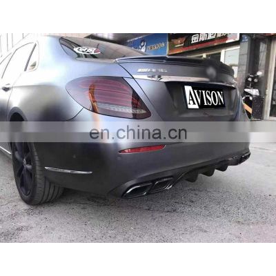 Rear Diffuser for Mercedes Benz E Class W213 E200 E250 E300 E320 E350 facelift E63AMG 2016-2019 upgrade E63 model