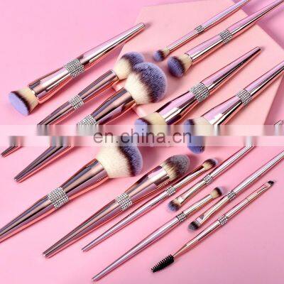 Professional Makeup Brush Set Face Shadow Brush for Beginners Pink Makeup Brushes photo-4