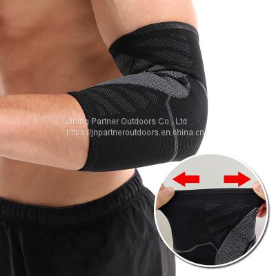 Custom Knitted Elbow Sleeve Recovery Compression Support for Weightlifting