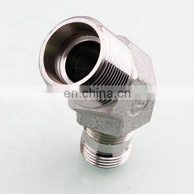 Carbon Steel Pipe Elbow Metric Hydraulic Connectors Hydraulic Fittings Elbow for Sale photo-3