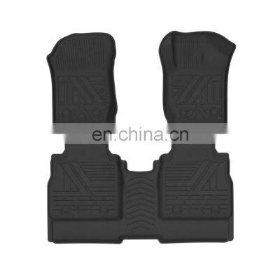 HFTM factory price 4 pieces universal honeycomb five layer 3D TPE truck car floor mat for GWM POER Great Wall Pao 2019-2021+