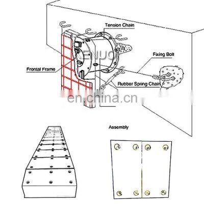 Anti-UV UHMWPE Polyethylene Fender Panel Plastic Boat Floating Dock Pad Fender Face Panel photo-2