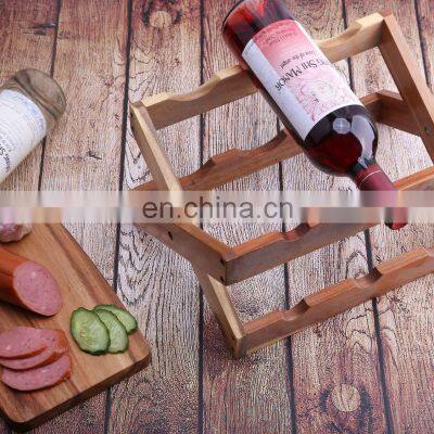 Bamboo Wine Glass Drying Storage Rack Wine Holder Shelf High Quality Bamboo Storage Holder photo-3