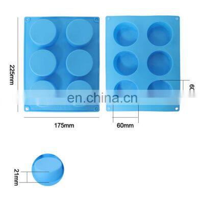 6 Cup Steamed Cake Mold Colorful DIY Dessert Western Baking Silicon Cake Mold Kitchen Baking Food Grade Silicone Cake Pan photo-3