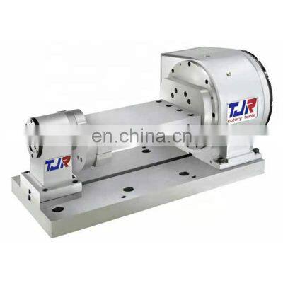 Horizontal Tjr Cnc Rotary Tables 5th Five Axis Rotary Table Machine MTHR-255 Manual Tilt 5 Axis Rotary Tilting Tables photo-3