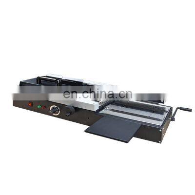A4 Size Desktop Book Glue Binding Machine 320mm Desktop Glue Book Binding Machine Glue Binding Machine photo-4