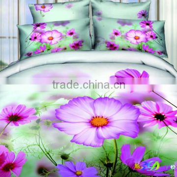 2014 latest Floral 3D Bedding set, flower 3D printed Comforter Set