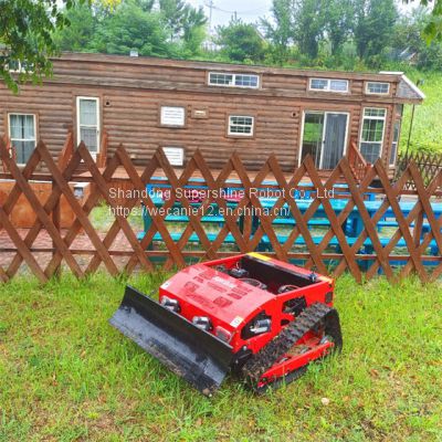 bush remote control, China tracked remote control lawn mower price, remote slope mower for sale