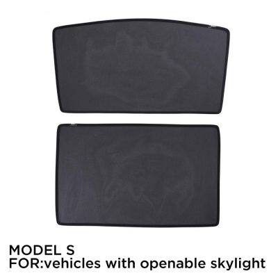 Tesla Model X Glass Sunshade Car Skylight Blind Shading Net Tesla Model S Front Glass Roof Sunshade photo-3