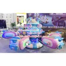 Guangdong Zhongshan Tai Le Play Children's Indoor and Outdoor Inspection Free Waterproof Lifting Aircraft 6-seat Amusement Equipment Mini Lifting Aircraft photo-4