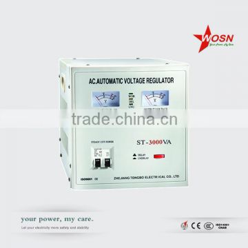 AC.AUTOMATIC Electron Rrelay Type ST-3000VA voltage stabilizer/regulator                        
                                                                                Supplier's Choice