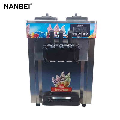 Commercial Soft Ice Cream Maker Machine CE approved