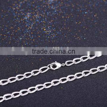 Simple Design Fashion Jewelry Rhodium Plated Cheap Necklace photo-4
