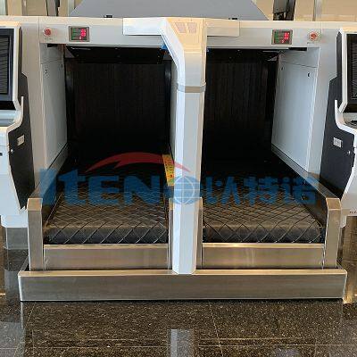 Airport luggage horizontal conveyors