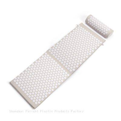 Acupressure Mat and Pillow Set with Bag Extra Long Acupuncture Mat for Neck & Back Pain Relief Naturally Relaxation Gift for Women Stress Relief Massage Mat