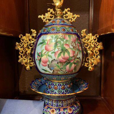Chinese porcelain cloisonn é handicrafts, handmade ornaments, vases, mythical beasts, furniture decoration