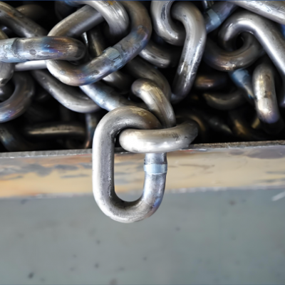 Product Name:Mining Scraper Chain φ 48× 152 Manganese Steel Heat Treatment High-Strength Mining Round Link Chain