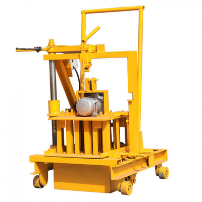 220V Hollow Block Mould Concrete Block Machine with PLC Control Panel