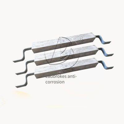 21.5kg High-temperature-resistant Aluminum Sacrificial Anode, Single Iron Leg Welded Aluminum Alloy Sacrificial Anode for Liquid Tanks photo-5