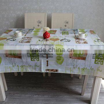 New Designed Friendly Pvc Printed Tablecloth With Paris Buildings photo-2